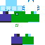 skin for Blue Axolotl with green hoodie