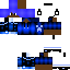 skin for Blue creeper hoodie gamer