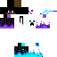 skin for Blue Purple Fire Hoddie