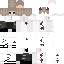 skin for Boywhite hoodie