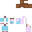 skin for Brown hair blue eyes overall pastel purple girl