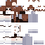 skin for brown hair girl 