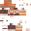 skin for candy corn bear