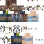 skin for chica pelo castaña 