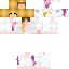 skin for Chica unicornia morada y rosada