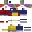 skin for Clown Colorful Rainbow