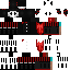 skin for Clown Dark Black Red Mask