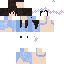 skin for Cocothedragonslayer in pastel blue dress wflower crown