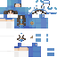 skin for Cookie Monster girl no pants