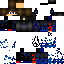 skin for Cool Flame Blue Gamer Boy