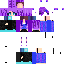 skin for Cool Girl With Purple Hair