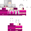 skin for Cute Girl With Pink Faded Clothes