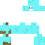 skin for Cyan Fall guy with muddy feet