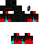 skin for edited flaming enderman with chipped cat mask on