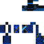 skin for EnderGamer with Headphones Blue