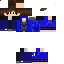 skin for Gamer in Blue hoodie