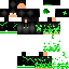 skin for green and black gamer boy