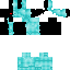 skin for Half corrupted Cyan Steve