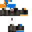 skin for Halloween fox in a suit