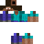 skin for Herobrine Classic Model Evil Creepy Steve