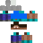 skin for Herobrine holding silver platter