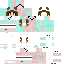 skin for Kawaii two colors skinskin kawaii dos colores