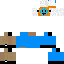 skin for Light Blue smiley face with socksfor1 helmet