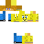 skin for Man with sponge bob hoodie