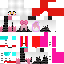 skin for Mangle in human hair and Clothes