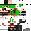 skin for meuf au cheveux vert