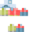 skin for Minecraft steve with inverted color