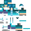 skin for My Minecraft Skin Light Blue And Cyan