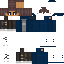 skin for Navy blue hoodie with black pants