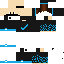 skin for Nice black and blue hoodie XD