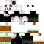 skin for Panda con ropa