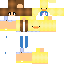 skin for pato con pelo azul v