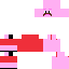 skin for Peppa Pig with a handlebar moustache