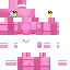 skin for pink among us character w dum note