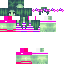 skin for Pink and Purple Flower Zombie Girl