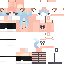 skin for Pink jumper girl with blue hair