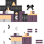 skin for Purple halloween cat