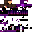 skin for Purple hoodie with purple hair