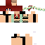 skin for Redhead girl in swimsuit