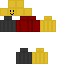 skin for Roblox Red And Black Noob