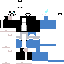 skin for Sans Skull Skeleton Blue Basic