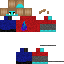 skin for slime man in casual clothes