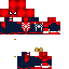 skin for Spiderman with buttcheeks hanging out