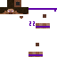 skin for Steve  White and purple  Battle outfit