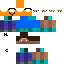 skin for Steve cargando calabaza con dulces