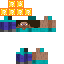 skin for steve holding lucky block